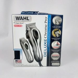 Wahl Deluxe Chrome Pro Haircutting & Touch Up Kit